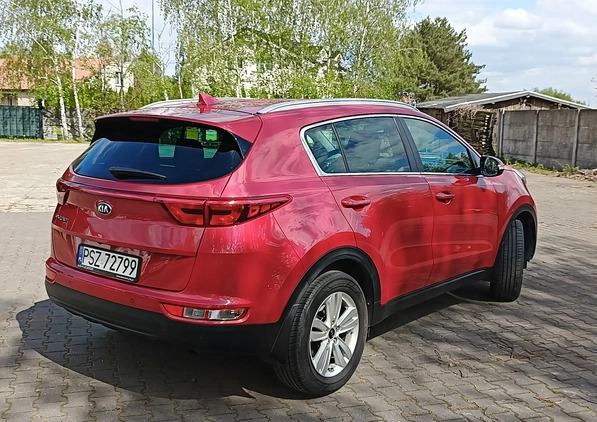 Kia Sportage cena 71300 przebieg: 141000, rok produkcji 2017 z Szamotuły małe 211